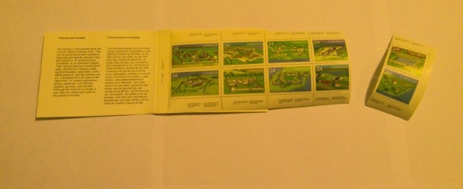 Canada Stamps 1983 Forts Across Canada Booklet of 10 for sale