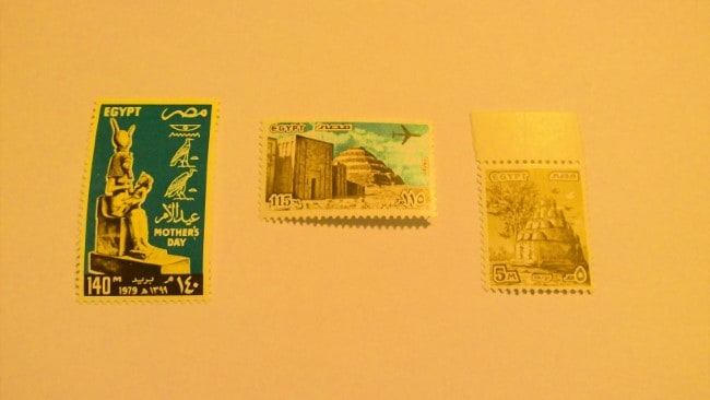 Lot of 3 Unused Vintage Stamps From Egypt for sale