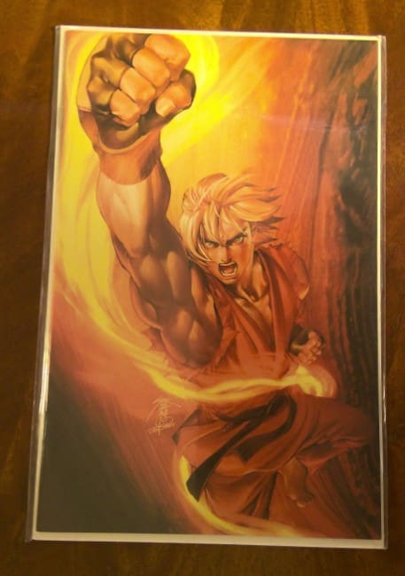 Street Fighter Ken #2 Image Capcom Museum Edition Virgin Variant Comic for sale