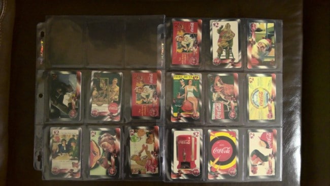 Lot of 15 Collectable 1996 Coca-Cola Sprint 2$ Phone Cards for sale