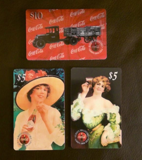 Lot of Collectable 1996 Coca-Cola Sprint Phone Cards ($5 & $10) for sale