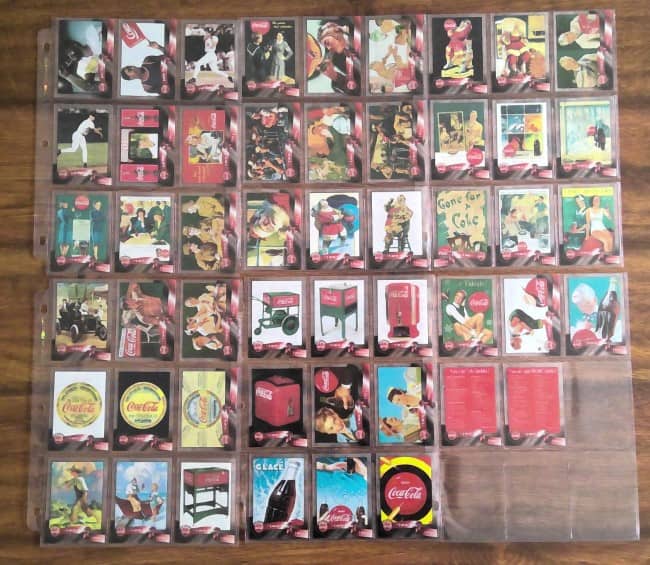 Complete set of 1996 Coca-Cola Sprint Phone Cards/Cels 96 (50 cards) for sale