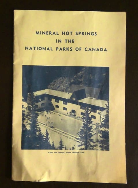 1964 National Park of Canada Mineral Hot Springs Visitor Guide for sale