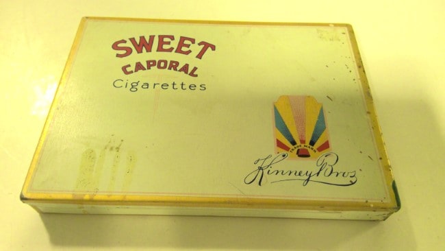 Sweet Caporal Cigarettes Flat Pack Tin for sale