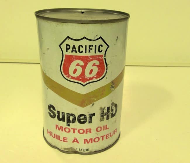 Pacific 66 Super HD Motor Oil Tin for sale