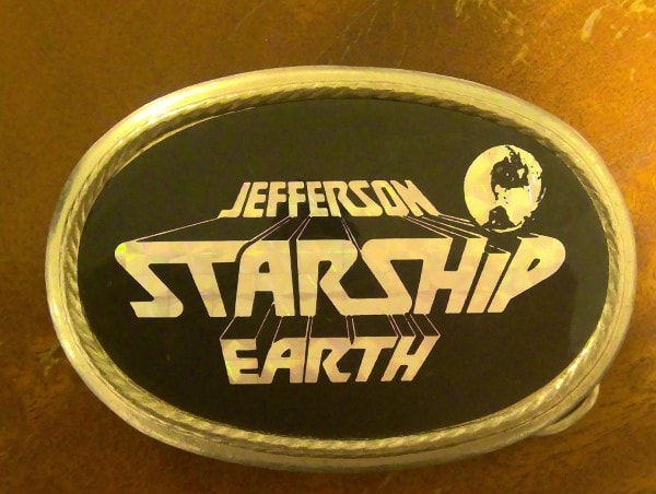 Vintage Jefferson Starship Earth Belt Buckle - 1978 for sale