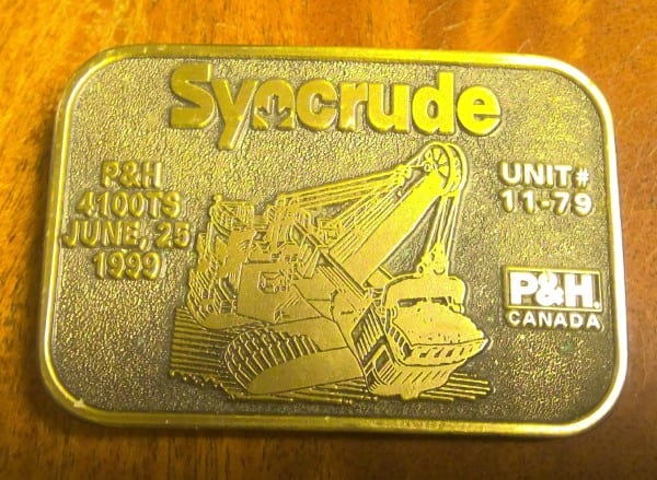 1999 Sycrude P&H Canada Belt Buckle for sale