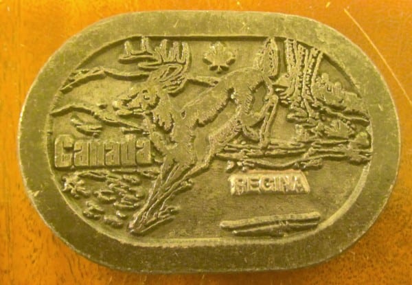 Vintage Regina Saskatchewan Belt Buckle for sale