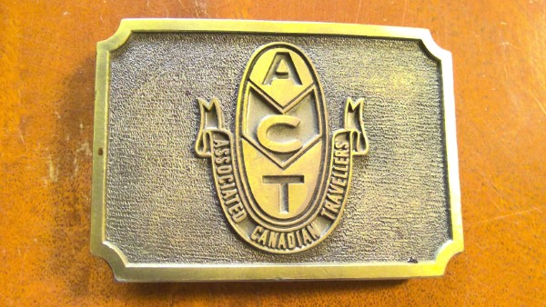 Vintage Associated Canadian Travelers (ACT) Belt Buckle for sale