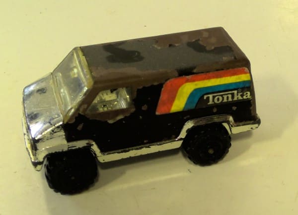 Vintage Tonka Black Rainbow Van for sale on heinventures.ca