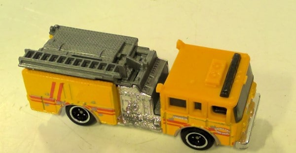 Side view of 2008 Matchbox Pierce Dash Fire Engine for sale on Hein Ventures' online store