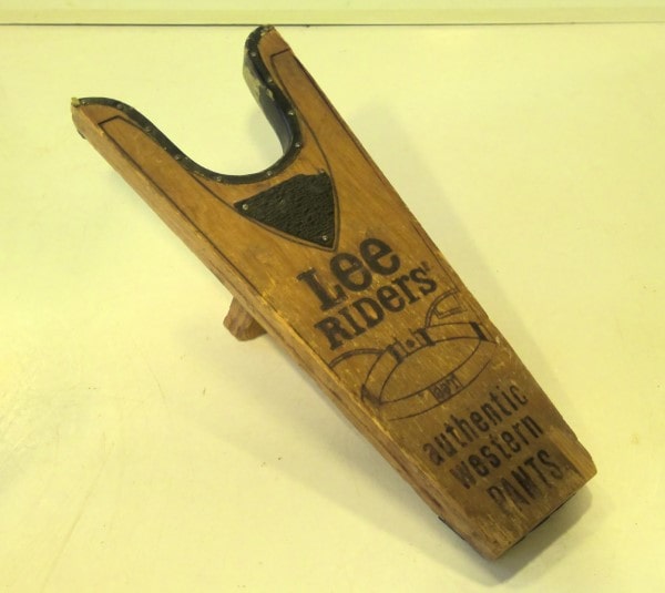 Vintage Lee Jeans Advertising Boot Jack for sale