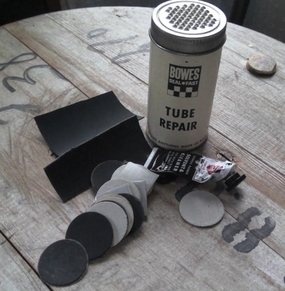 Vintage Bowes Seal Fast Tube Repair Can for sale