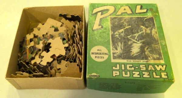 Vintage Pal Series Jig-Saw Puzzle War Bonnet Song for sale on heinventures.ca