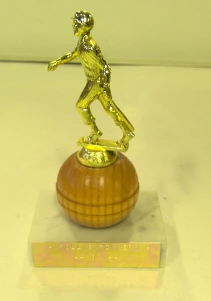 Vintage Baseball Trophy on Marble base for sale