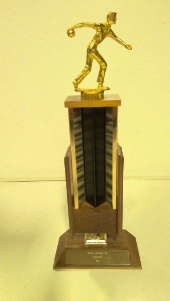 Vintage 1976 Bowling League Trophy for sale