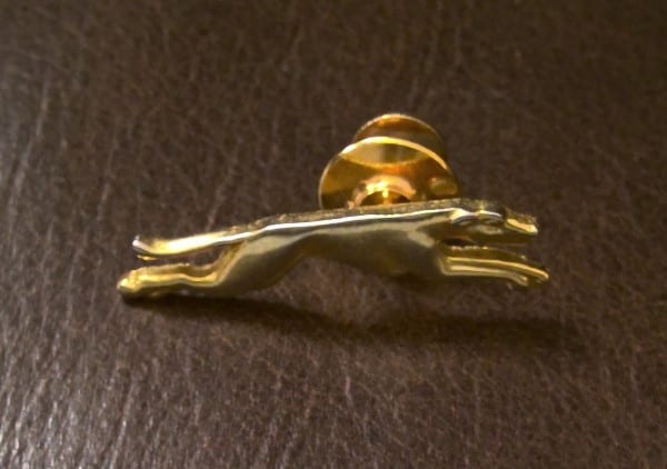 Vintage Greyhound Bus Lines Lapel Pin for sale