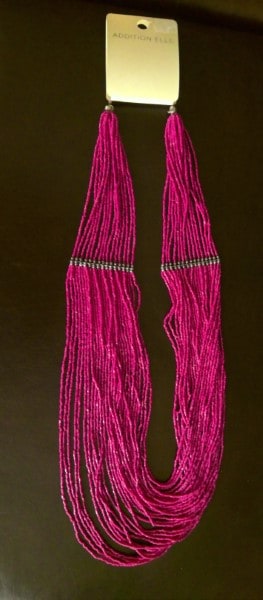 Addition Elle NOS Pink Multi Strand Beaded Necklace for sale