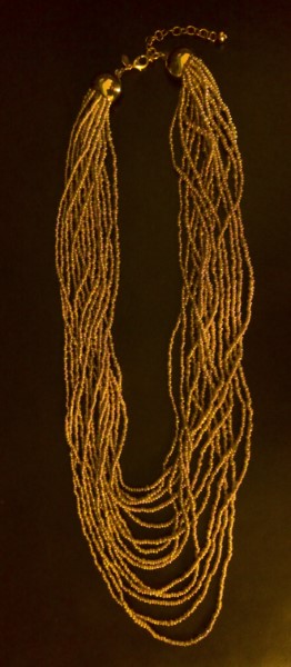 Joan Rivers Multi Strands Torsade Necklace - Gold Tone for sale