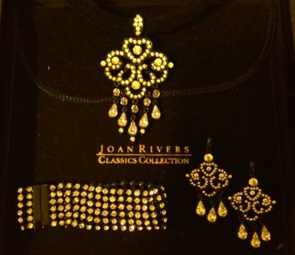 Joan Rivers Classics Collection - Pendant, Earrings, & Bracelet Set for sale