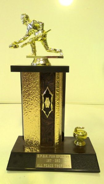 Vintage 1970s Bowling Trophy - Grande Prairie AB for sale