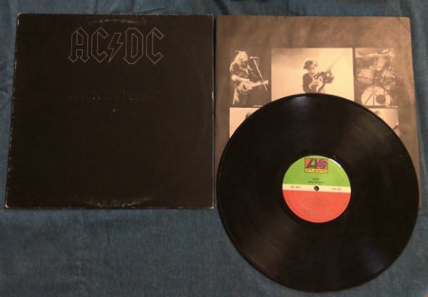 AC/DC: Back In Black Vinyl Record LP - 1980 for sale