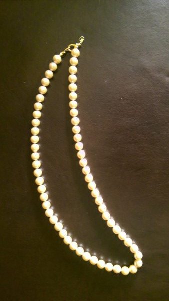 Vintage Joan Rivers Faux Pearl Necklace for sale