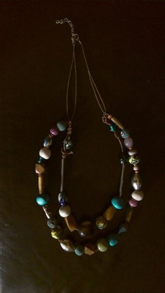 Boho Beaded Necklace for sale