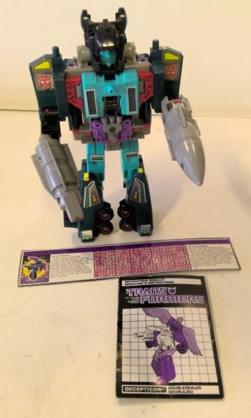 Hasbro1987 Transformers Decepticion Doubledealer for sale on heinventures.ca