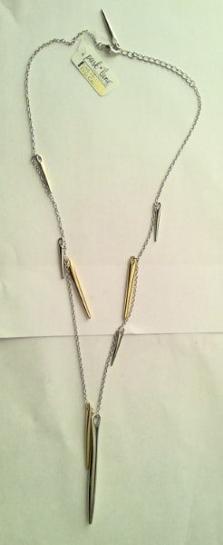 Park Lane Silver and Gold Tone Necklace for sale