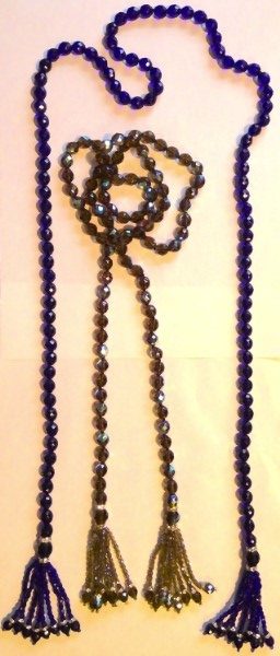 Set of 2 48" Beaded Tassel Strands for sale