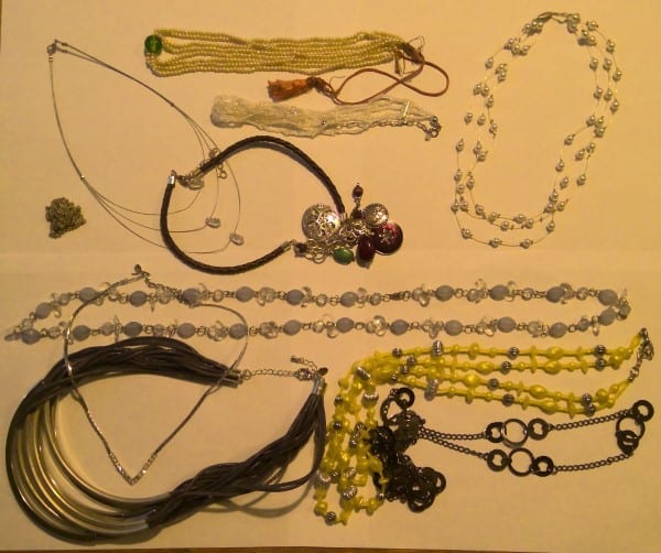 Crafter's Mixed Lot of Necklaces and Chokers for sale