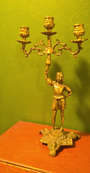 Vintage Brass Candelabra Candlestick for sale