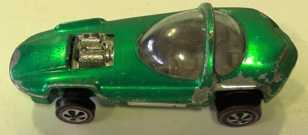 Hot Wheels Redline Green Silhouette Car for sale on Hein Ventures' vintage store