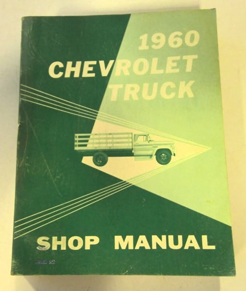 1960 Chevrolet Truck Shop Manual for sale