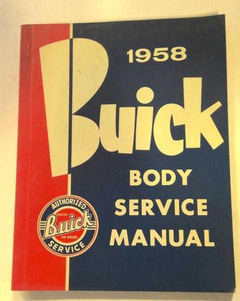 1958 Buick Body Service Manual for sale