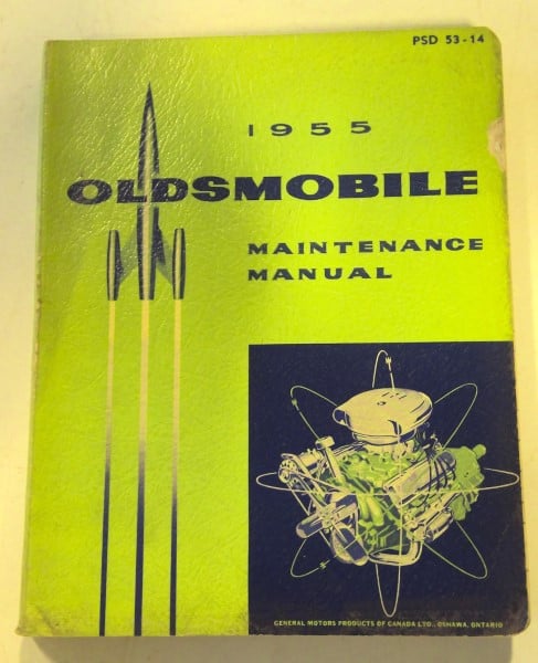 1955 Oldsmobile Maintenance Manual for sale