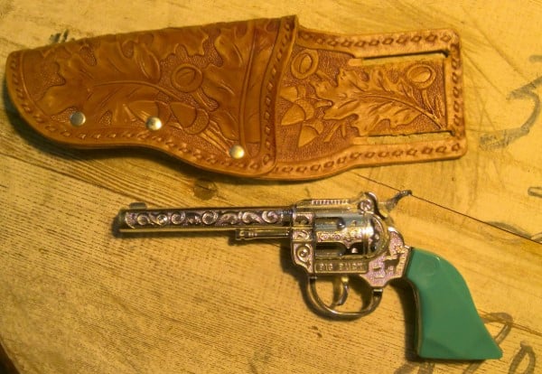 Vintage Kilgore "Big Buck" Toy Cap Gun with Holster for sale