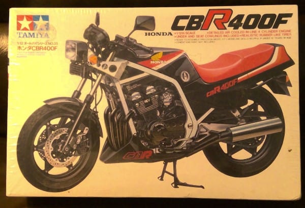 Tamiya #14035 Honda CBR400F Unopened 1985 Model Kit for sale