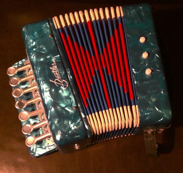 Vintage Bestler Toy Accordion for sale