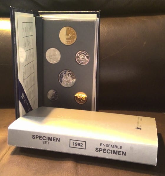 1992 Canada Specimen Coin Set for sale