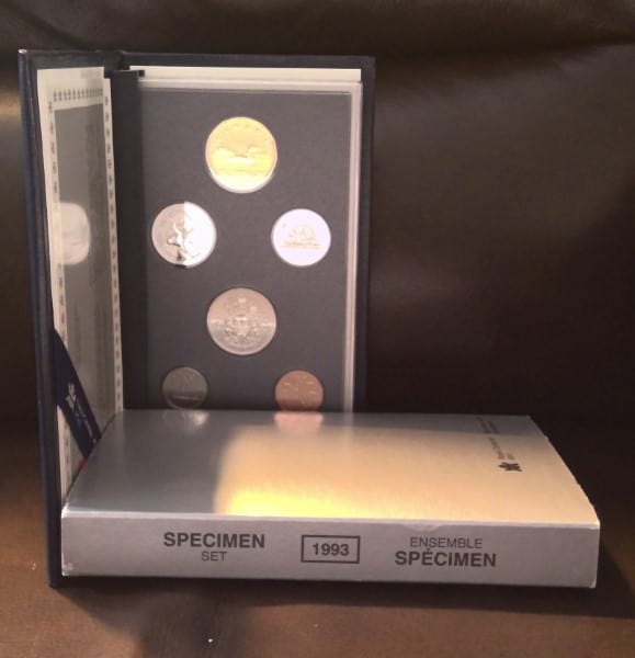 1993 Canada Specimen Coin Set for sale