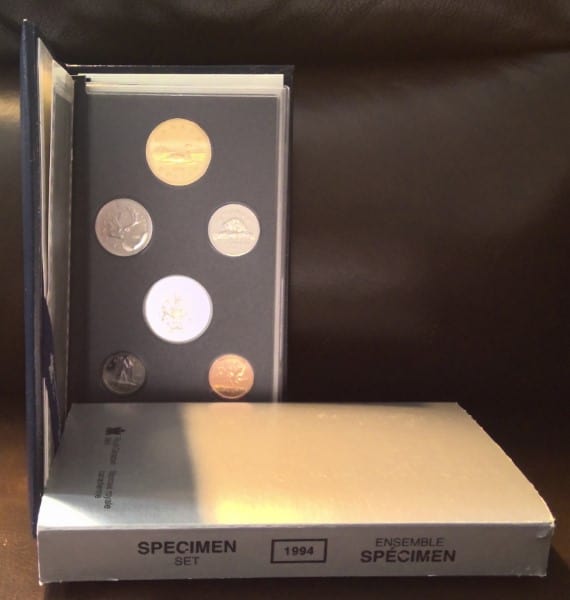 1994 Canada Specimen Coin Set for sale