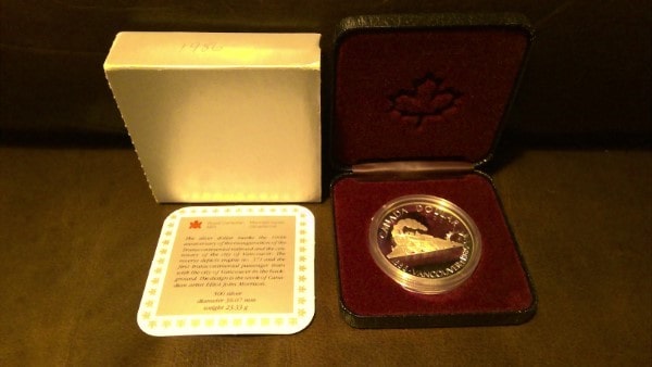 1986 Canada Proof Silver Dollar - Vancouver for sale