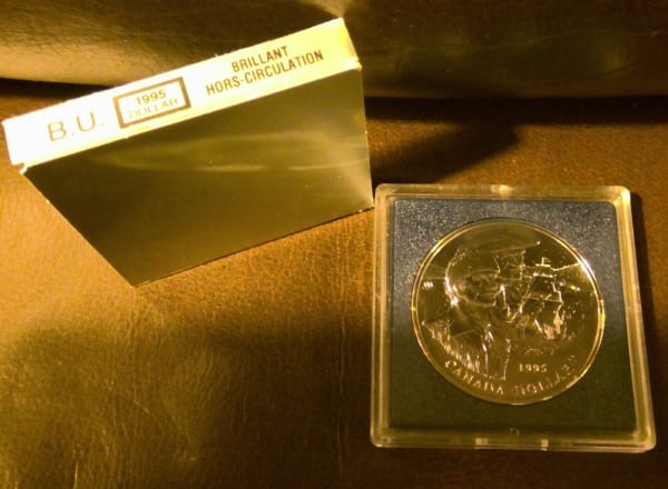 1995 Canada Silver Proof Dollar - Hudson's Bay Co. for sale