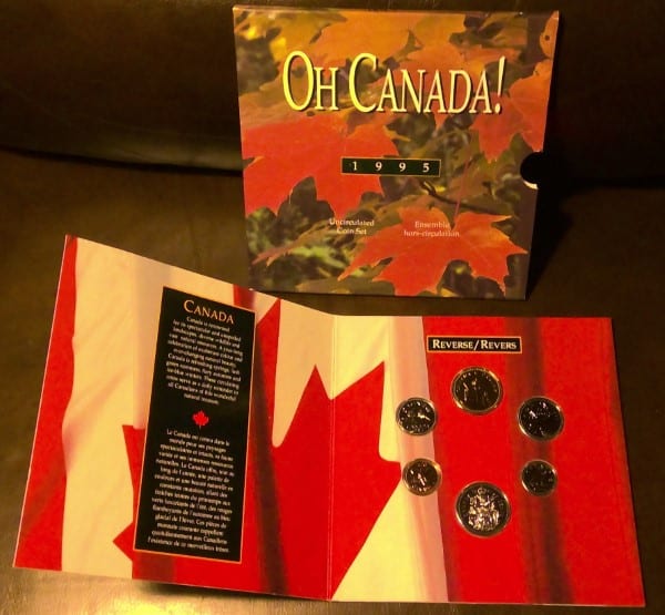 Oh Canada! 1995 Uncirculated Coin Set for sale