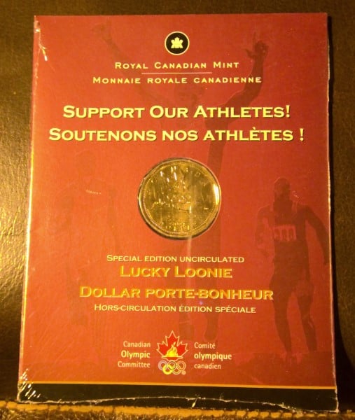 2004 Uncirculated Lucky Loonie Canada 1 Dollar Coin for sale