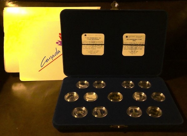 1867-1992 Canada 125 year Sterling Silver Quarter Set for sale