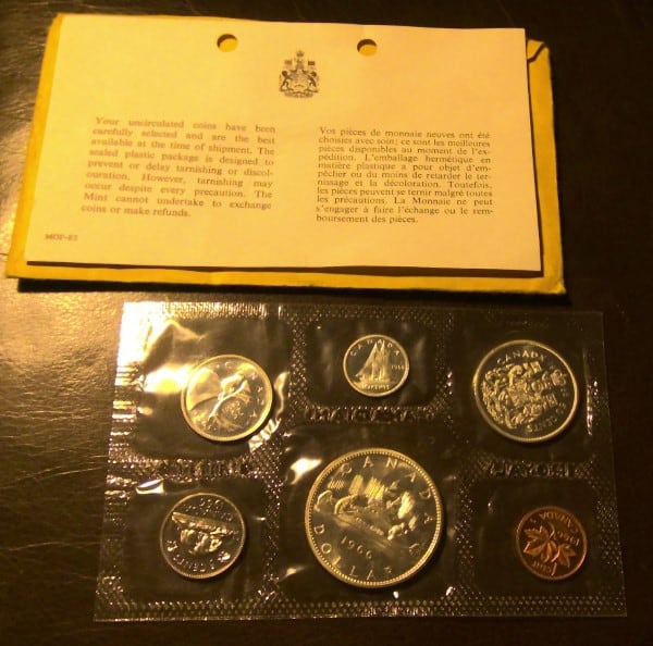 1966 Canada Uncirculated Coin Set for sale