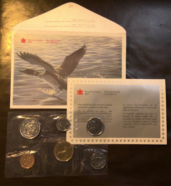 1989 Canada Uncirculated Coin Set for sale